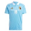 Maillot de Supporter Belgique Mangala 18 Extérieur Euro 2024 Pour Homme